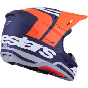ALPINESTARS S-M7 Core Orange / Blue Matt 2026 Helmet - Image 4