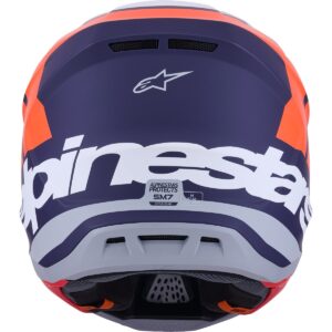 ALPINESTARS S-M7 Core Orange / Blue Matt 2026 Helmet - Image 3