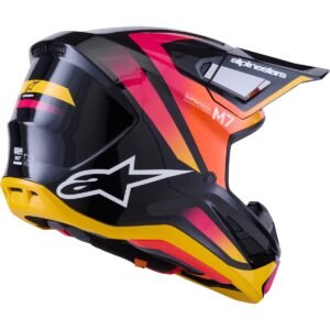 ALPINESTARS S-M7 Rise Black / Yellow / Pink 2026 Helmet - Image 4