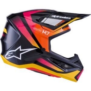ALPINESTARS S-M7 Rise Black / Yellow / Pink 2026 Helmet - Image 5
