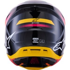 ALPINESTARS S-M7 Rise Black / Yellow / Pink 2026 Helmet - Image 3