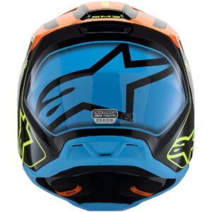 ALPINESTARS S-M3 Youth Fray Black / Orange / Yellow Fluo 2025 Helmet - Image 3