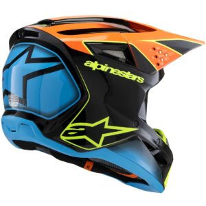 ALPINESTARS S-M3 Youth Fray Black / Orange / Yellow Fluo 2025 Helmet - Image 4