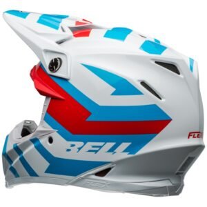 BELL Moto-9S Flex 22.06 Banshee Gloss Blanco / Rojo 2024 Casco - Imagen 3