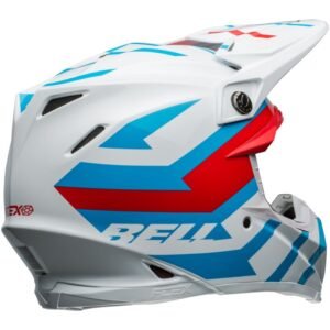 BELL Moto-9S Flex 22.06 Banshee Gloss Blanco / Rojo 2024 Casco - Imagen 5