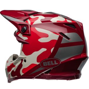 BELL Moto-9S Flex 22.06 Ferrandis Méchant Red / Silver 2024 Helmet - Image 3