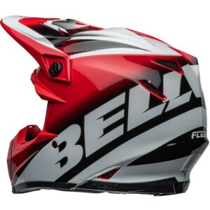 BELL Moto-9S Flex 22.06 Rail Red / White 2024 Helmet - Image 3