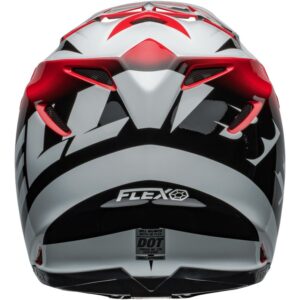 BELL Moto-9S Flex 22.06 Rail Red / White 2024 Helmet - Image 4