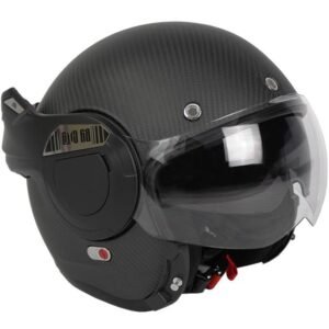 Por Ciudad 180 Tech R.22.06 Casco Negro Shinny - Imagen 3