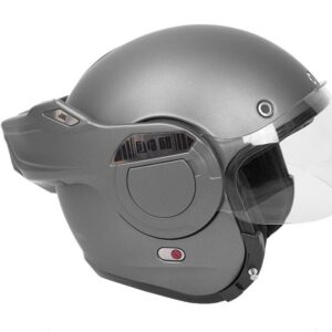 Por Ciudad 180 Tech R.22.06 Casco gris Matt - Imagen 3