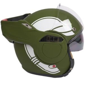 BY CITY 180 Tech R.22.06 Green Helmet - Image 3