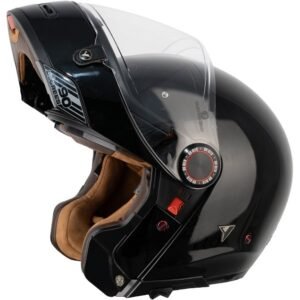 BY CITY 90 Degrees Black Shiny Helmet - Image 2