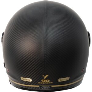BY CITY 90 Degrees Gold / Carbon Helmet - Image 3