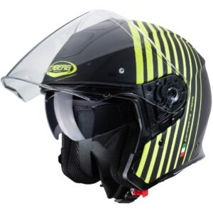 CABERG Flyon Bakari Black / Yellow Helmet - Image 3