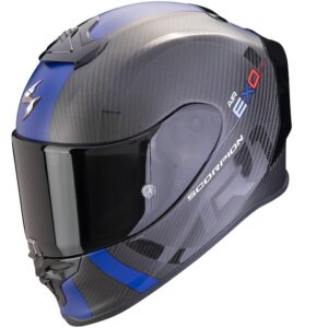 SCORPION EXO-R1 EVO CARBON AIR MG HELMET BLACK / GREY - Image 1