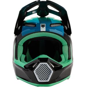 Casco FOX V1 Negro / Azul 2024 - Imagen 2