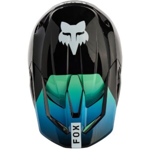 Casco FOX V1 Negro / Azul 2024 - Imagen 3