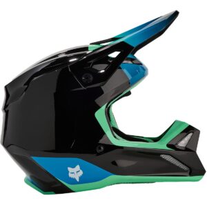 Casco FOX V1 Negro / Azul 2024 - Imagen 4