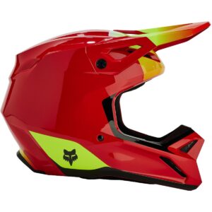 Casco FOX V1 Flo Rojo 2024 - Imagen 2