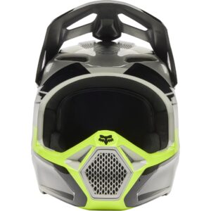 FOX V1 Recoger Casco gris / amarillo 2026 - Imagen 4