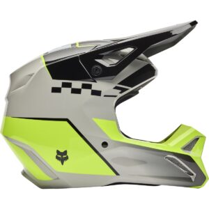 FOX V1 Collect Junior Grey / Amarillo 2026 Casco - Imagen 2