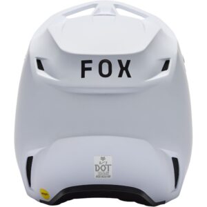Casco FOX V1 Junior Matt White 2024 - Imagen 3