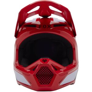 Casco FOX V1 Lean Rojo Fluorescente 2025 - Imagen 3