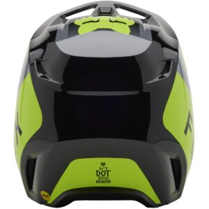 FOX V1 Lean Grey / Yellow 2025 Helmet - Image 4