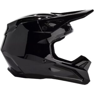 Casco V1 sólido negro 2024 - Imagen 2