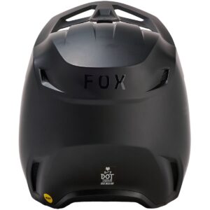 Casco FOX V1 Sólido Matte Negro 2024 - Imagen 3