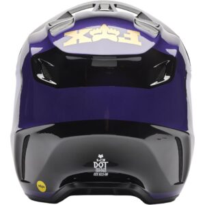 Casco FOX V3 Drip Negro / Morado 2026 - Imagen 3