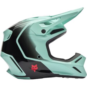 Casco FOX V3 Drip Turquesa 2026 - Imagen 2