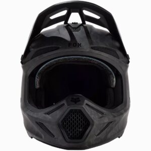 FOX V3 RS Carbon Matte Black 2024 Helmet - Image 3