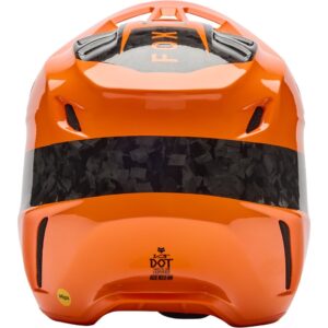 FOX V3 RS Fracture Flo Orange 2026 Helmet - Image 3