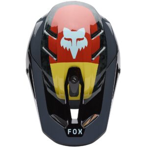 FOX V3 RS Grid Black / Orange 2025 Helmet - Image 4