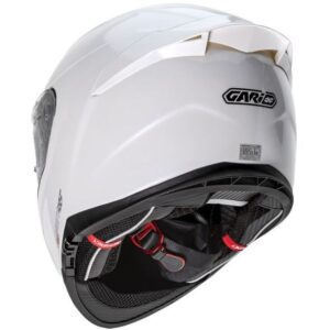 GARIBALDI G91X Fiber Sport Pearl White Helmet - Image 3