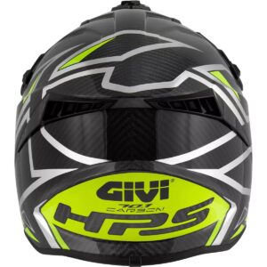 GIVI 70.1 Vector Silver / Yellow Helmet - Image 3