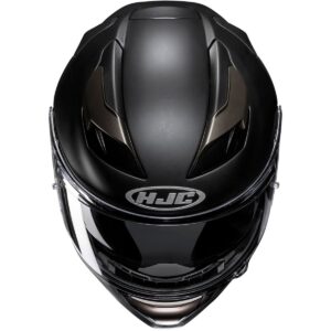HJC F71 Black / Matt Titan Helmet - Image 3