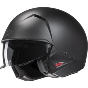 HJC i20N Casco semiplano negro - Imagen 2
