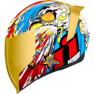 ICON Airflite Freedom Spitter Gold Helmet - Image 3