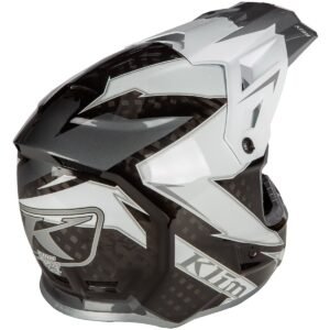 Casco blanco de rayos de carbono KLIM F3 - Imagen 5