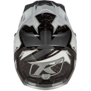 Casco blanco de rayos de carbono KLIM F3 - Imagen 4