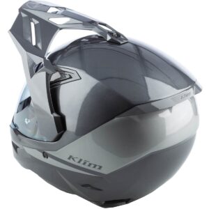 KLIM X1 Alpha Metallic Asphalt / Monument Helmet - Image 3