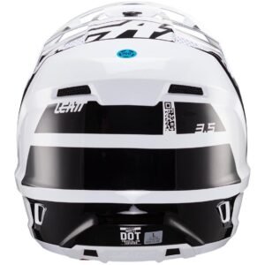 LEATT Kit Moto 3.5 Black / White 2024 Helmet - Image 3