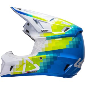 Kit LEATT Moto 7,5 Pixel Azul 2026 Casco - Imagen 4