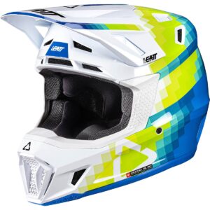 Kit LEATT Moto 7,5 Pixel Azul 2026 Casco - Imagen 5