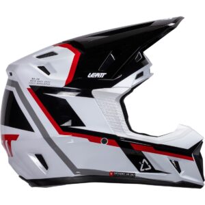 Kit de Moto 7,5 Pixel Blanco / Rojo 2026 Casco - Imagen 3