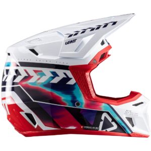 LEATT Kit Moto 8.5 Royal Blue / Red 2026 Helmet - Image 3