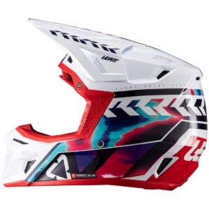 LEATT Kit Moto 8.5 Royal Blue / Red 2026 Helmet - Image 5