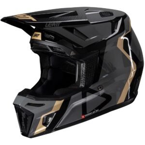 LEATT Kit Moto 8.5 V25 Black 2025 Helmet - Image 5